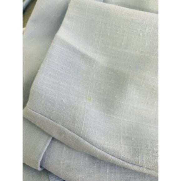 Vintage JBJ Sportswear Blue Long Skirt Suit Sz 16? Belt & 2 Pockets USA *Flaw* - Picture 6 of 10